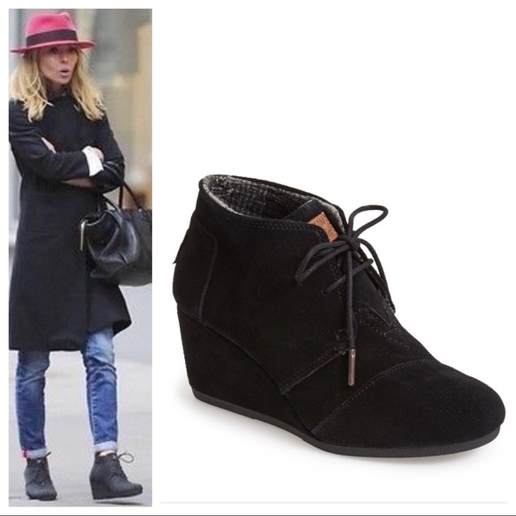 toms wedge bootie